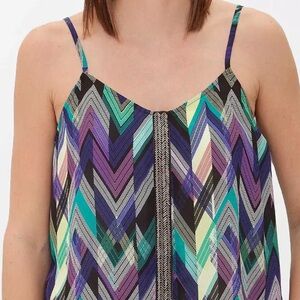 Daytrip Multicolor Chevron Tank Top